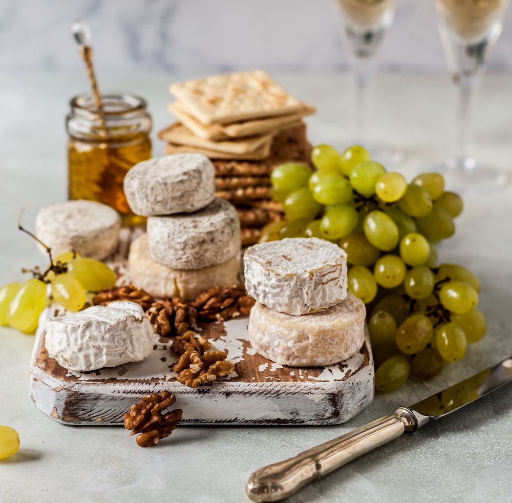 White chèvre and California Sauvignon Blanc are classic dance partners.