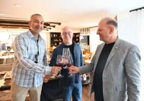 Top executives from Spire Animation Studios, P.J. Gunsagar and Brad Lewis, joined Ross Halleck at a recent wine tasting event at The Amarano Hotel in Los Angeles, California. The event offered guests the opportunity to sample the latest white and red wine releases from Halleck Vineyard's Russian River Valley and Sonoma Coast vineyards. As the trio raised their glasses in a toast, they couldn't help but marvel at the expert craftsmanship and complex flavors of the wines they were enjoying. The event, which was held at a chic wine bar in the heart of Hollywood, was just one of many wine tastings and events that Halleck Vineyard has hosted across the state. From vineyards in Sonoma to wine bars in Los Angeles, Halleck Vineyard's wines have become a favorite of spirits enthusiasts across California. With accolades from top restaurants and wineries, it's clear that Halleck Vineyard is a force to be reckoned with in the world of wine. As Gunsagar, Lewis, and Halleck savored each sip of their drink, they couldn't help but feel grateful for the vineyards, wineries, and restaurants that have made California a destination for wine lovers around the world. And with each bottle of Halleck Vineyard's premium wines, they were reminded of the incredible skill and dedication that goes into every sip.