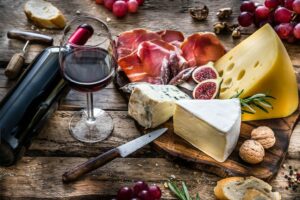 Sonoma Coast Pinot Noir plays well with middle-of-the-road, semi-soft cheeses.
