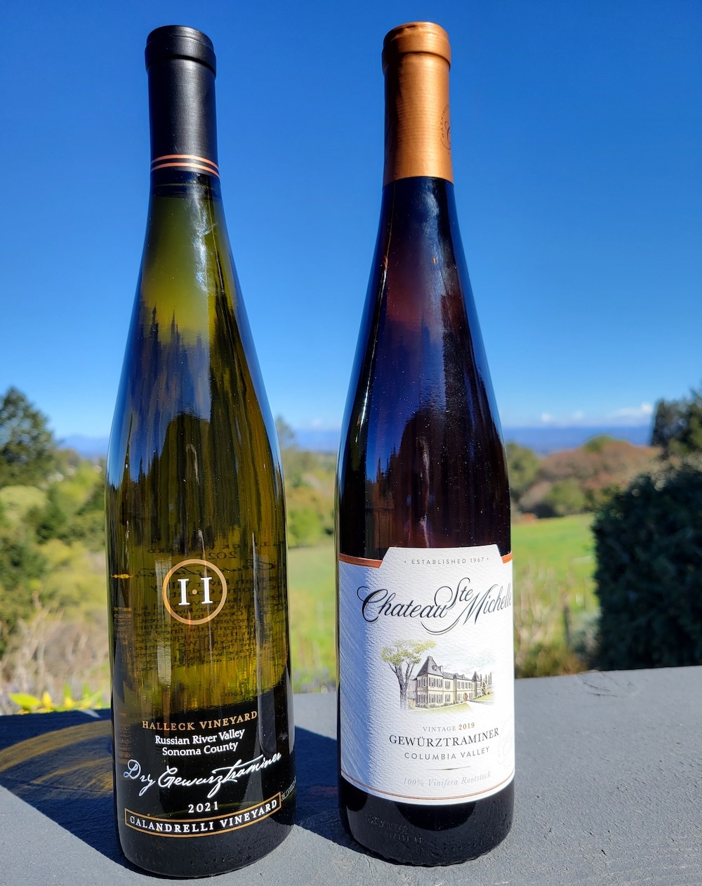 Sonoma Dry Gerwurztraminer vs Columbia Valley Gerwurztraminer