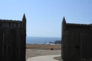 tasting wine near Fort Ross in sonomacounty