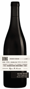 2017 Pinot Noir, Hallberg Vineyard, $50